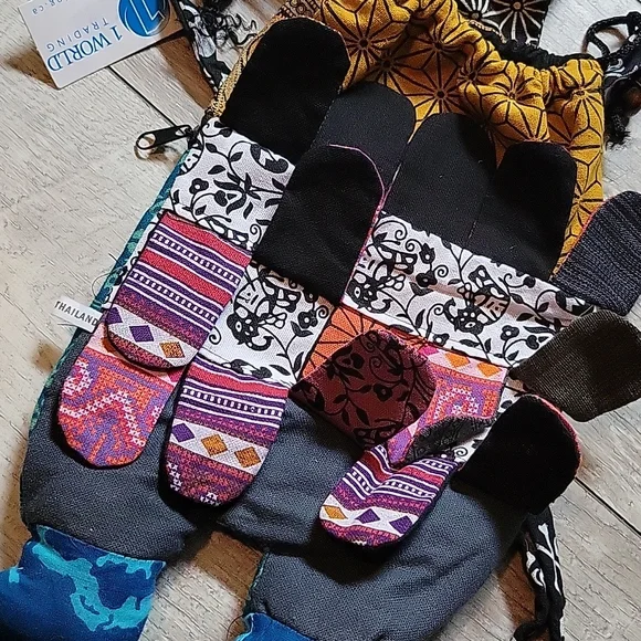 Monkey Drawstring Backpack Purse - Picture 12 of 16